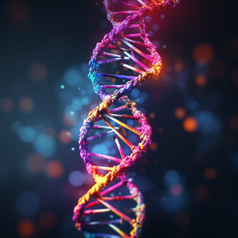 Representation of human dna chain, Health and Medical stock image