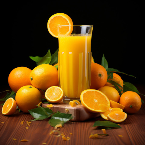 A photo of a Orange juice, beverage advertisement photography inspiration