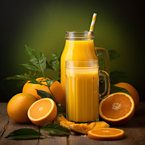 A photo of a Orange juice, beverage advertisement photography inspiration