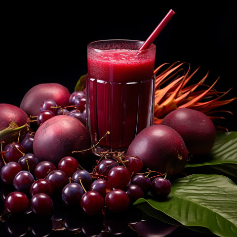 A photo of a Acai juice, beverage advertisement photography inspiration