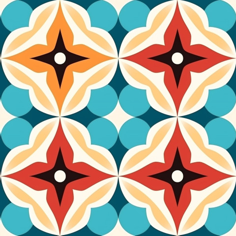 Abstract Arabesque Pattern