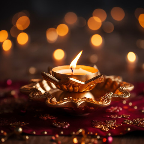 A Simple Diya Celebrates Tradition and Culture