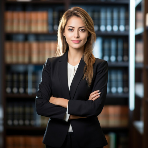 Professional lawyer working in a contemporary legal office