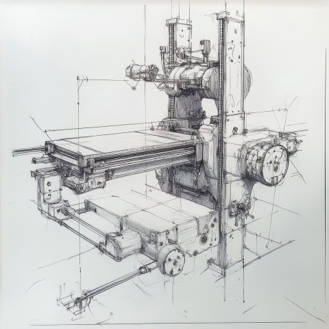 3d printer mechanism displaying extruder motor and moving parts