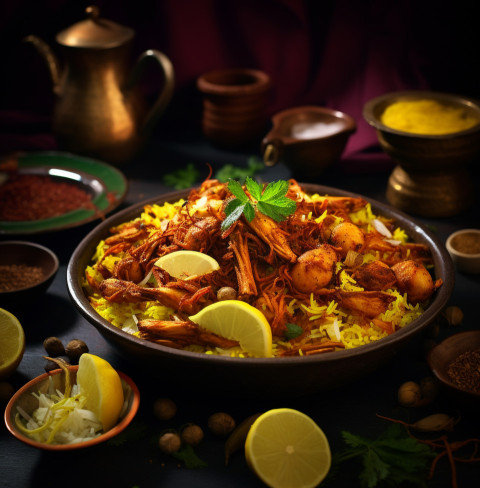 Vegetable Biryani Extravaganza Enchanting Biryani Image Collecti