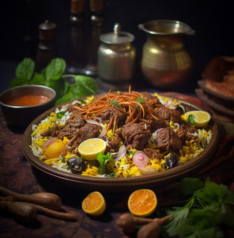 Exquisite Biryani Stock Image A Gourmet Masterpiece.