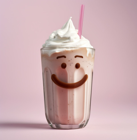 A photo of a Nutella milkshake, beverage advertisement photography inspiration