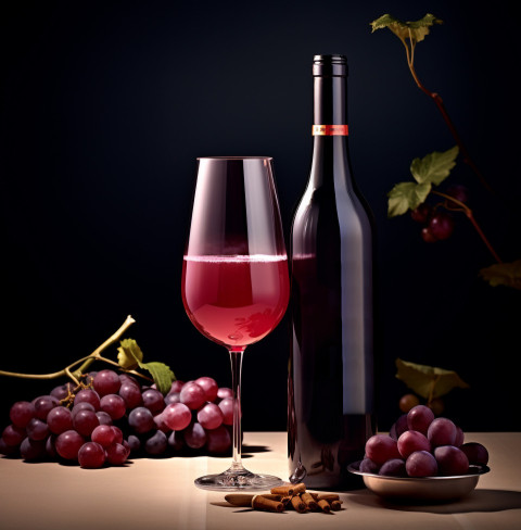 A photo of a Grape juice, beverage advertisement photography inspiration