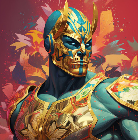 a character in a lucha libre game