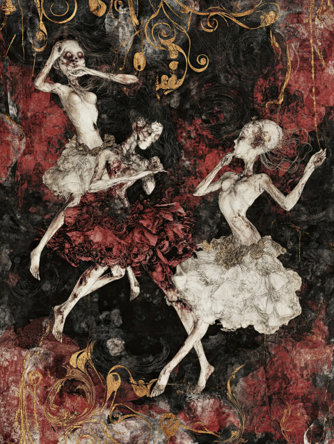 Dismembered dolls dance in a void