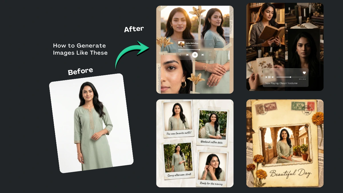 Stunning Multi-Frame Visuals. Get Aesthetic Lifestyle Collage Prompts