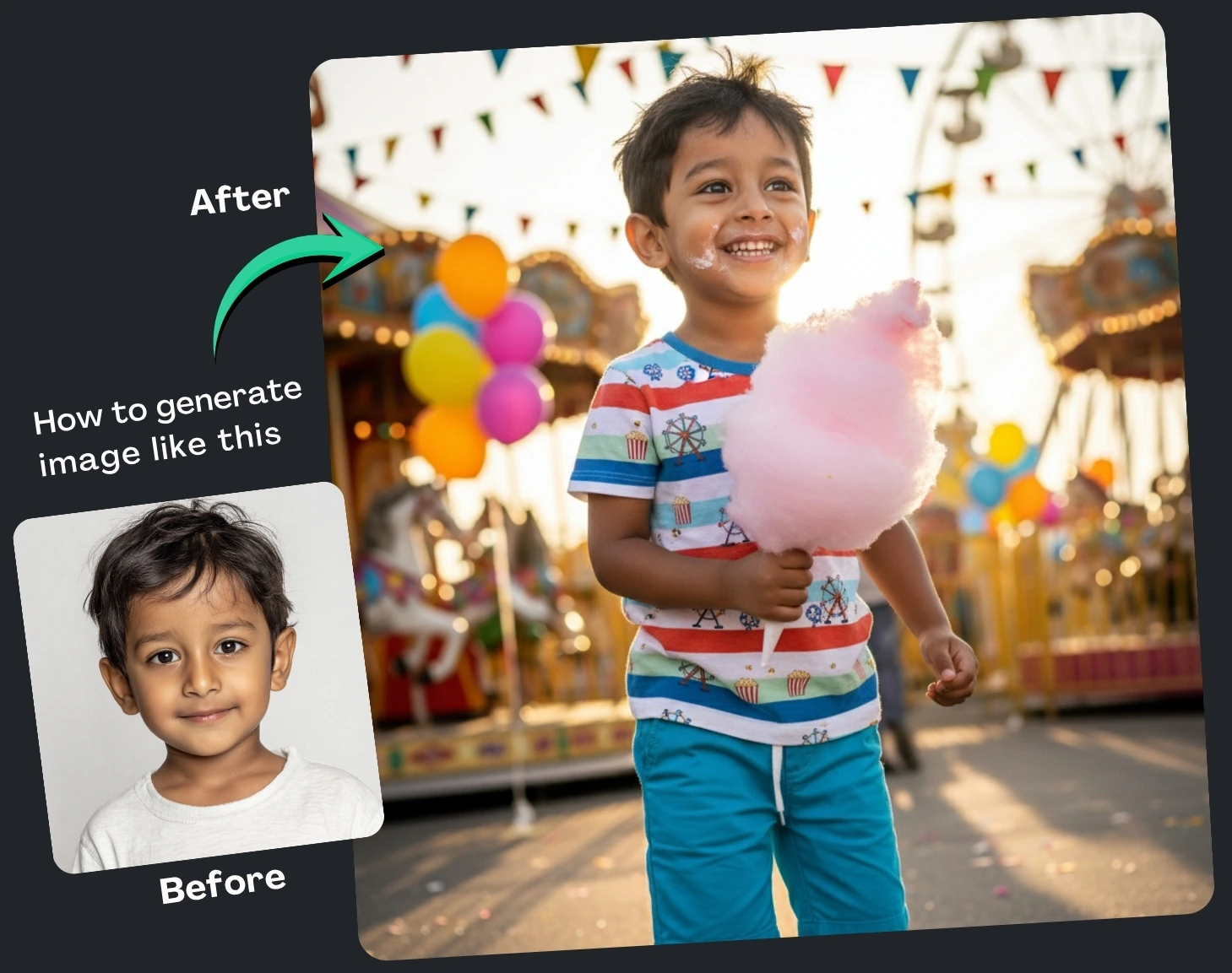 Best Google Gemini Prompt for Cute Kid Birthday Photography