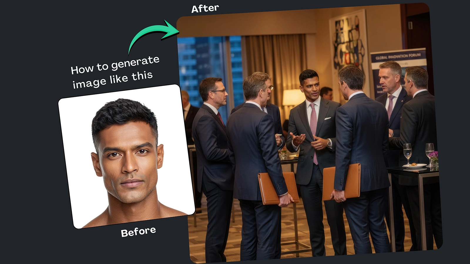 Candid Corporate Event Photos with Google Gemini