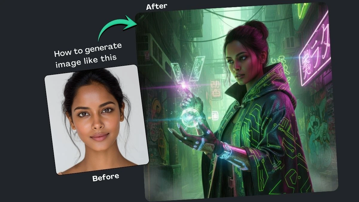 Create Futuristic Cyberpunk Portraits with Gemini