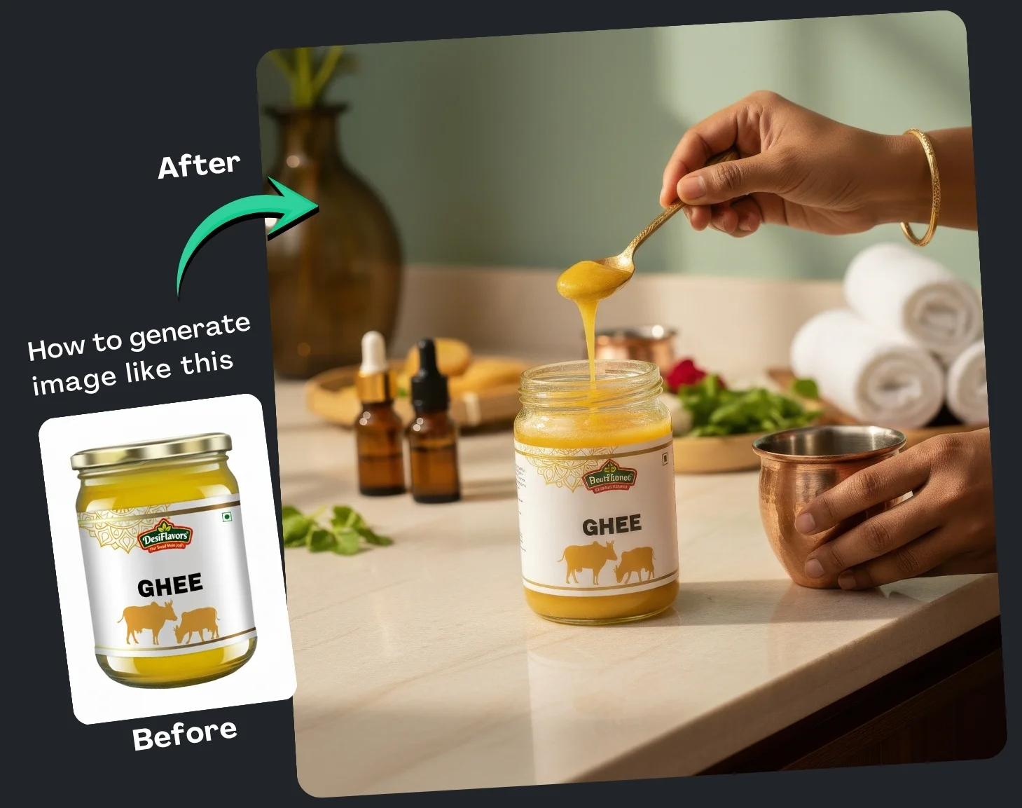 Dairy Product Ads Image Prompt for Google Gemini & ChatGPT Image