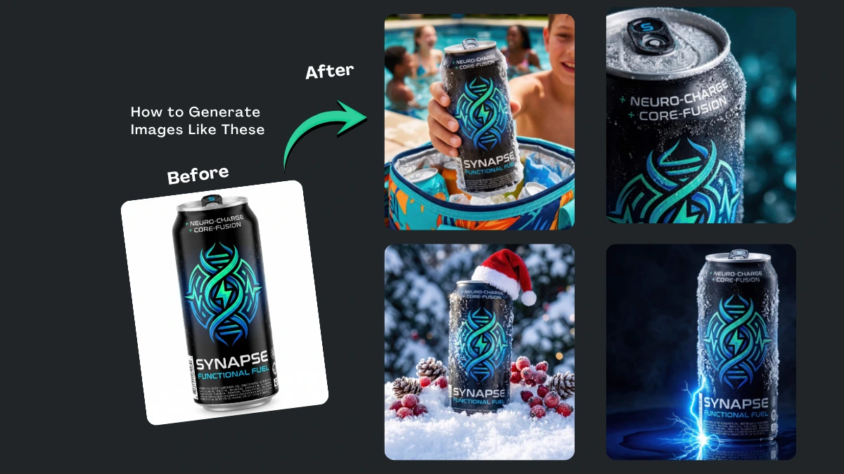 Professional Energy Drink Product Photo Prompts