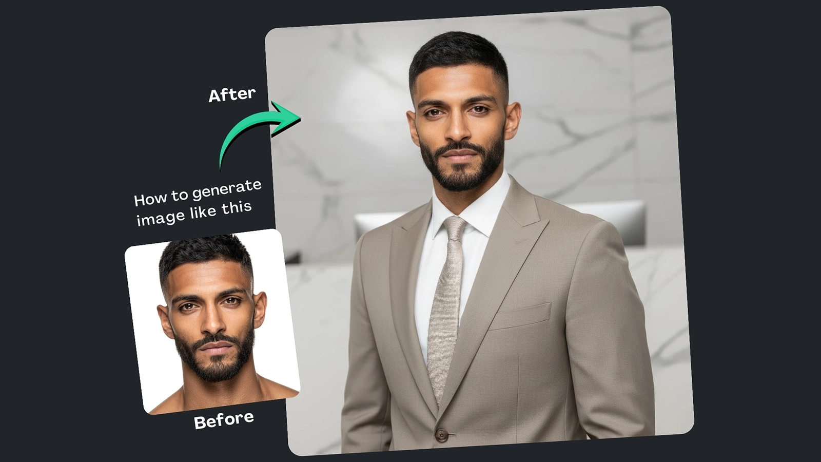 Executive Event Portraits Google Gemini Prompt With Builder