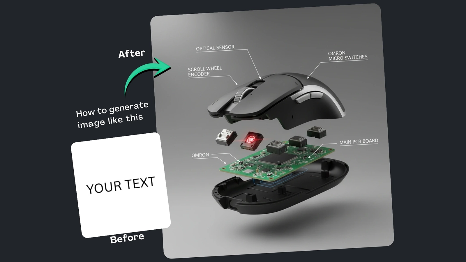 Exploded Product Features Google Gemini Prompt With Builder