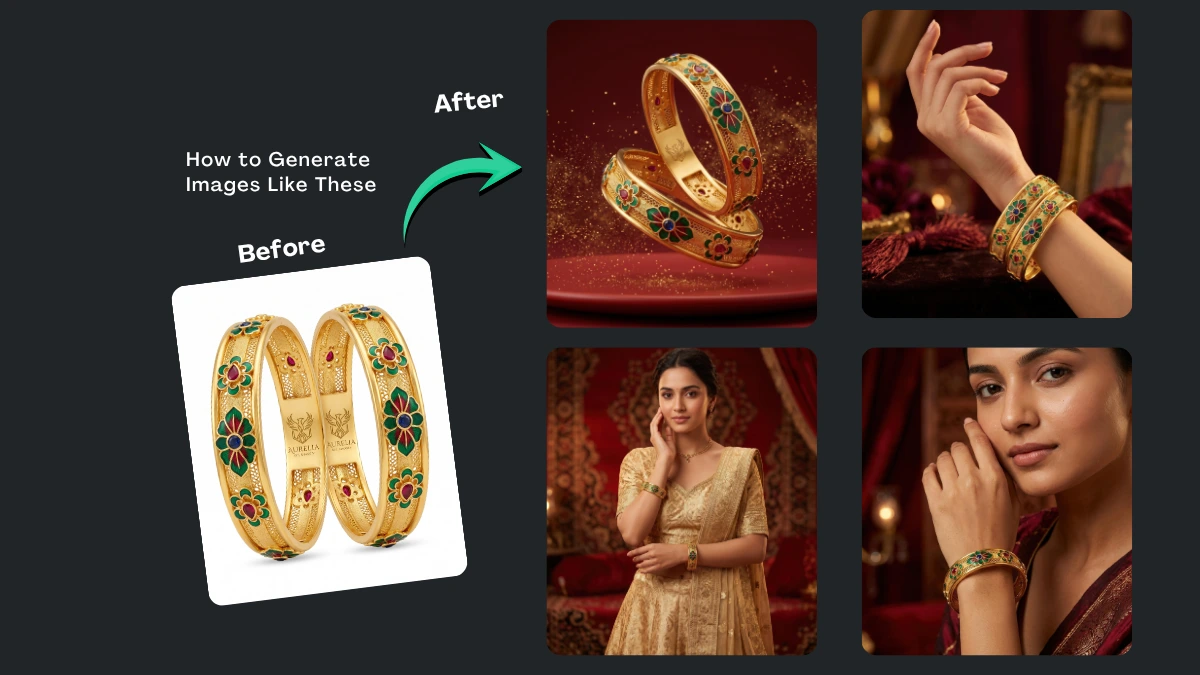 Campaign-Ready Gold Bangle Jewelry Photography Prompts