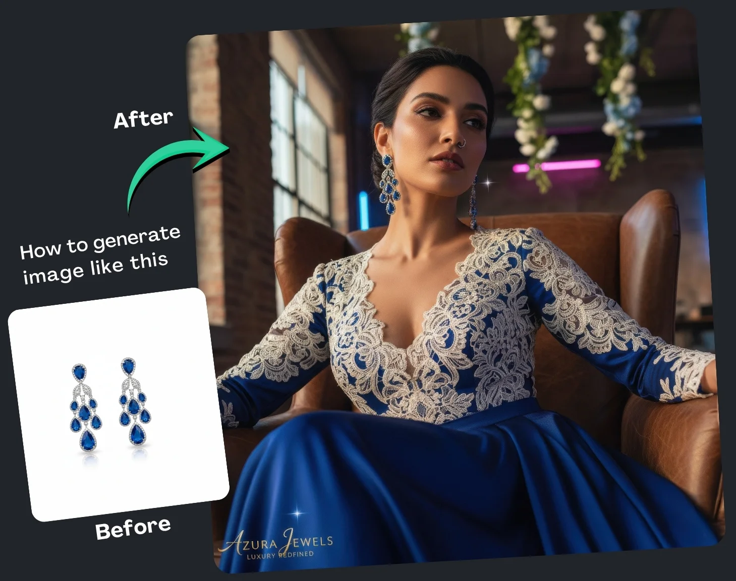 Google Gemini Prompt for Realistic Jewellery Model Shots
