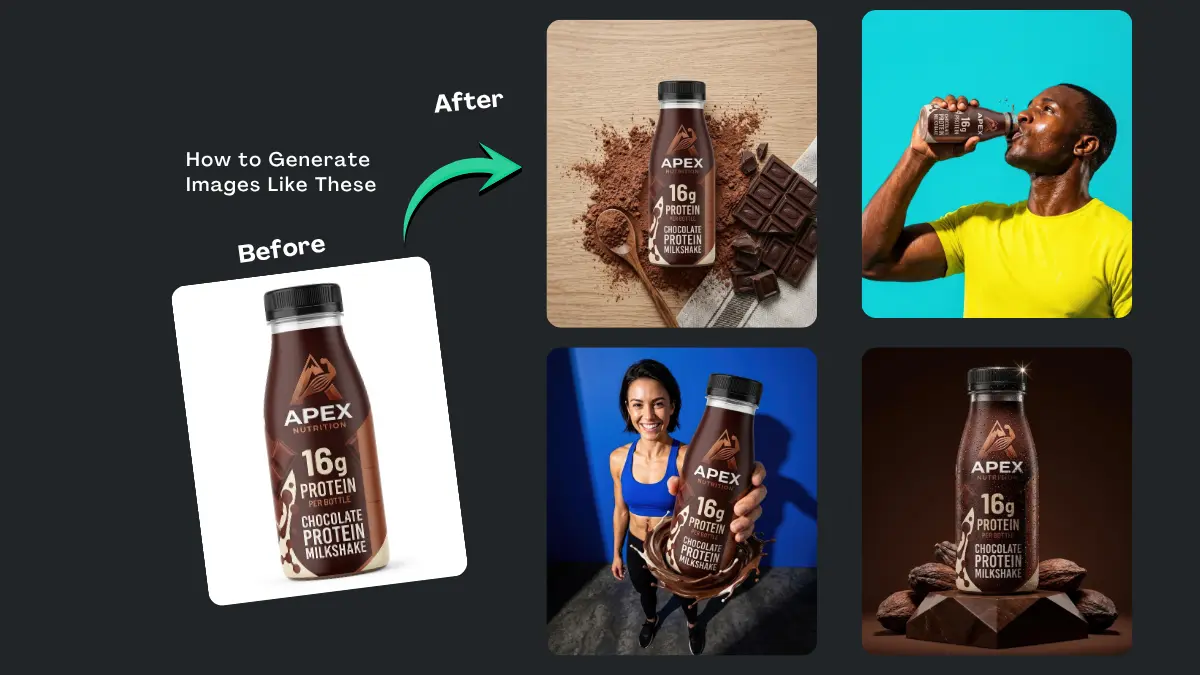 Google Gemini Prompts for Protein Shake Product Ads