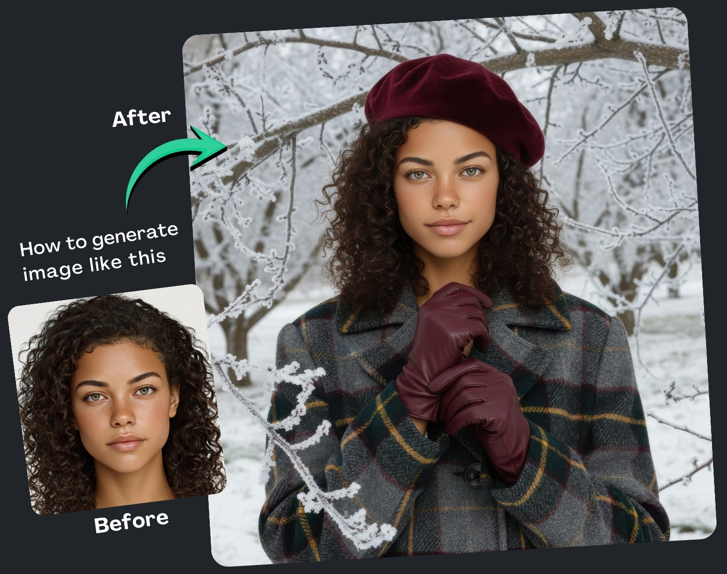 Google Gemini Winter Trend Prompts for Women and Girls Photoshoot