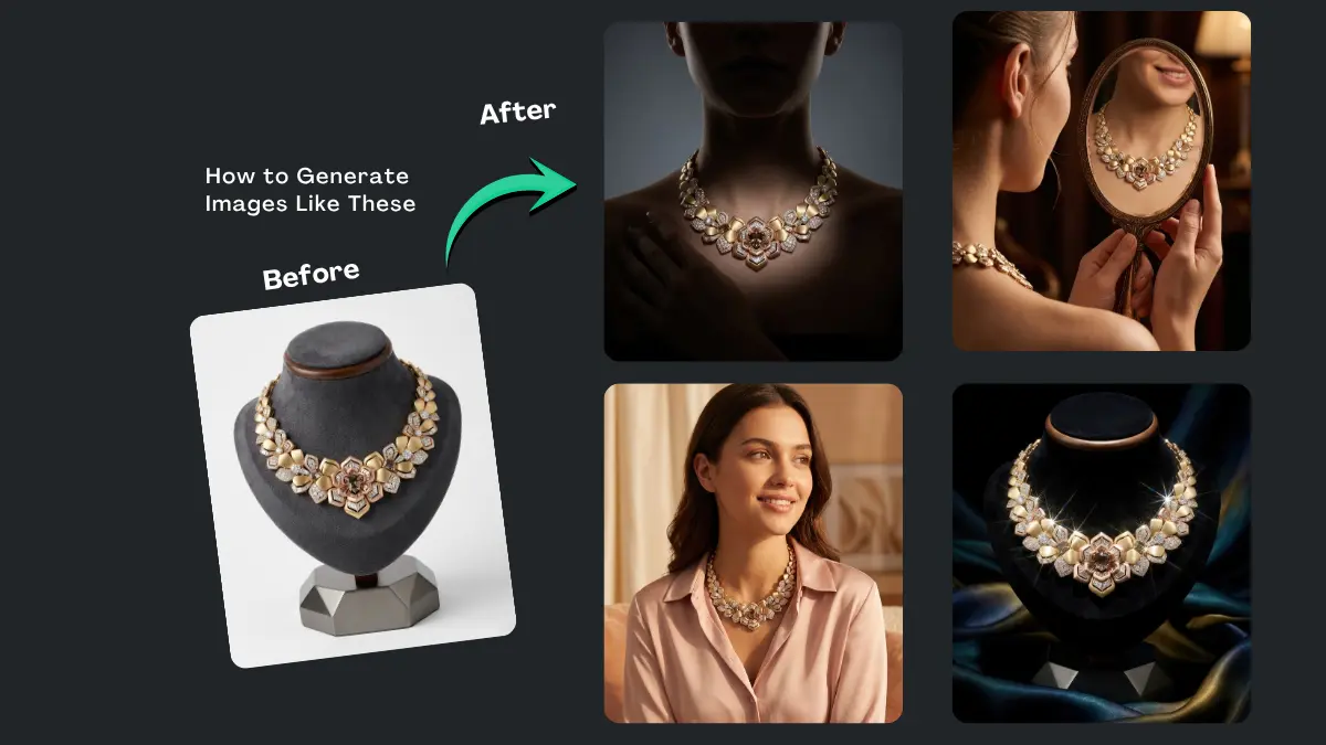 Luxury Floral Gold Necklace Prompts for Premium Brands