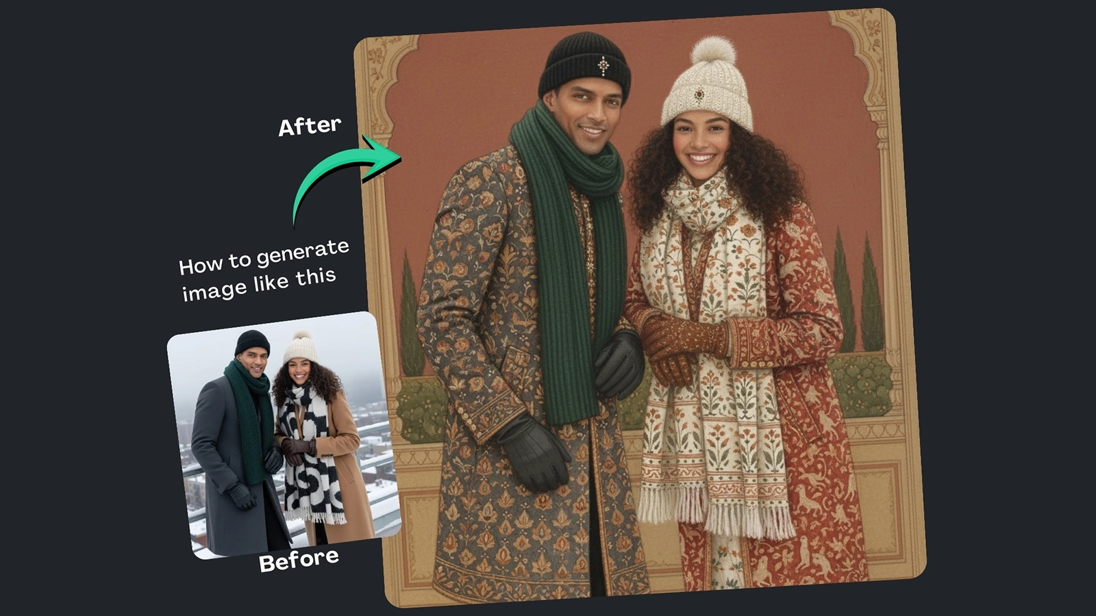 Photo to Painting Style Google Gemini Prompts With Generator