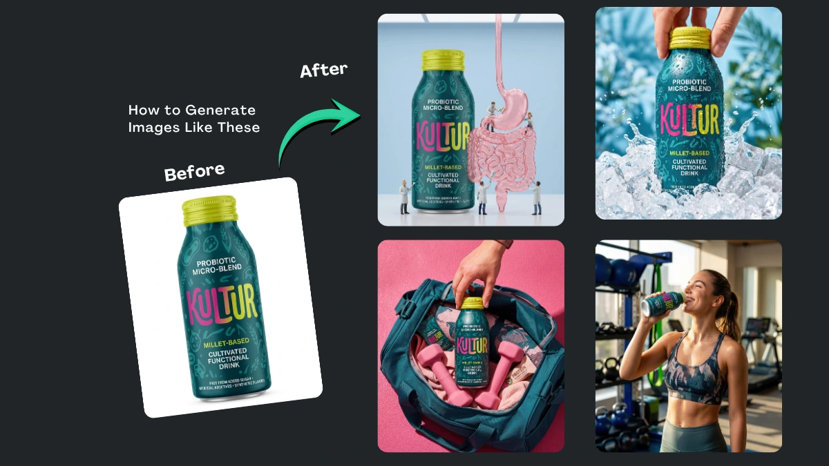 Probiotic Millet Drink Photo Prompts