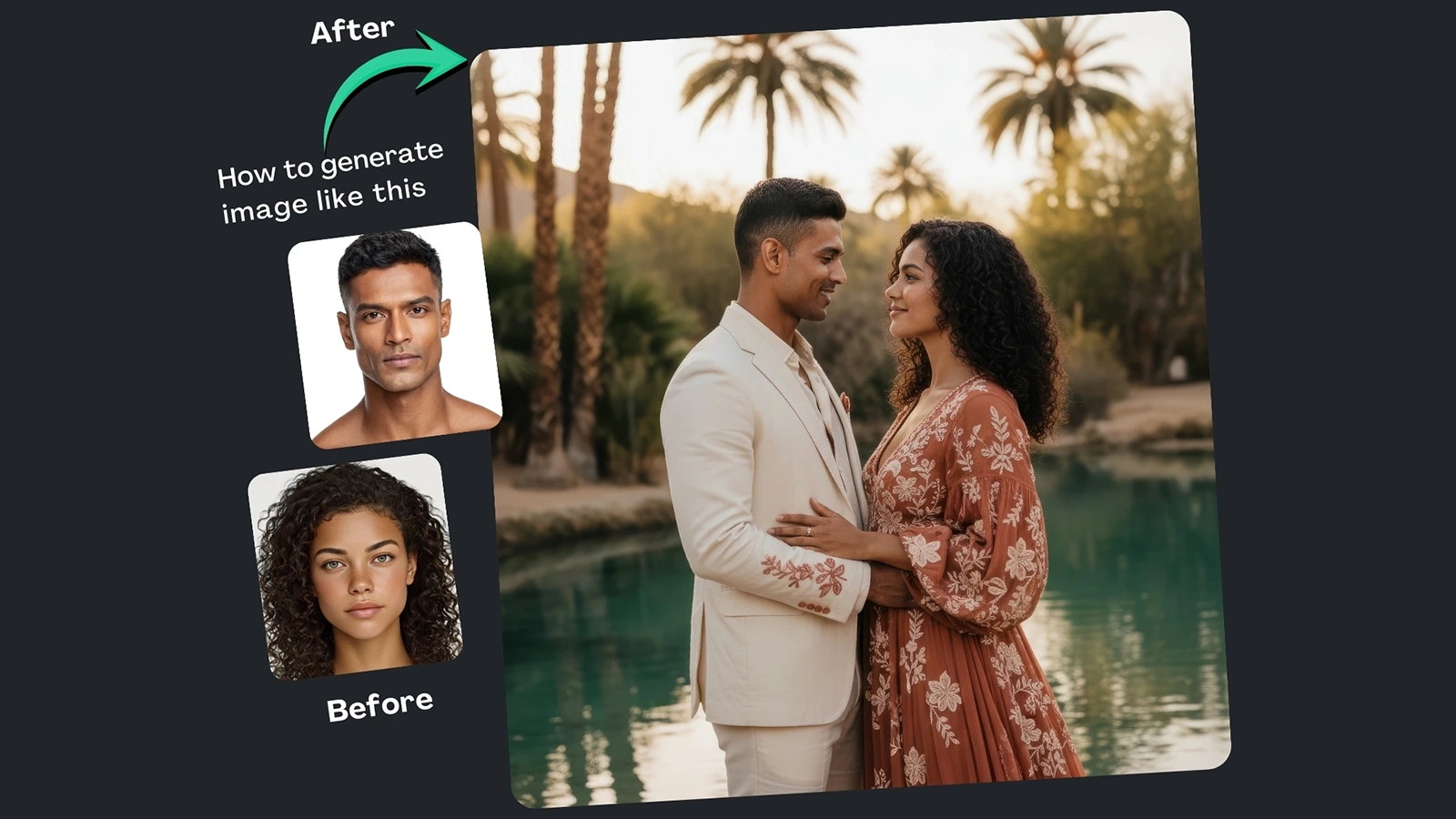 Romantic Save-the-Date Photos Google Gemini Prompt With Generator