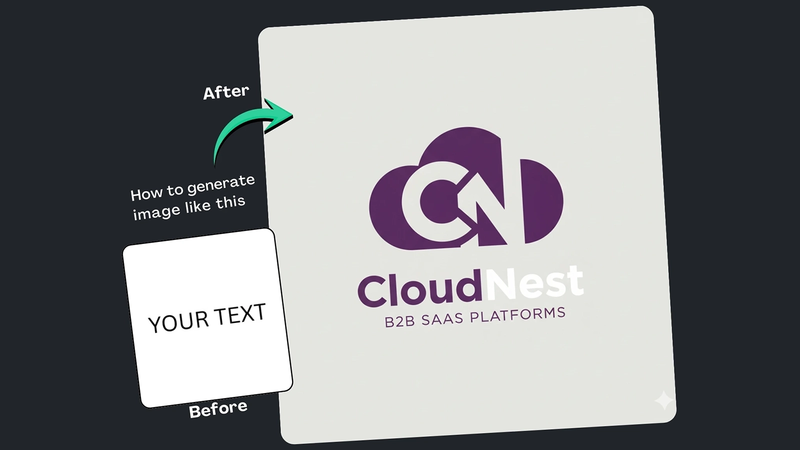 Startup Logo Image Prompt for Pitch Decks