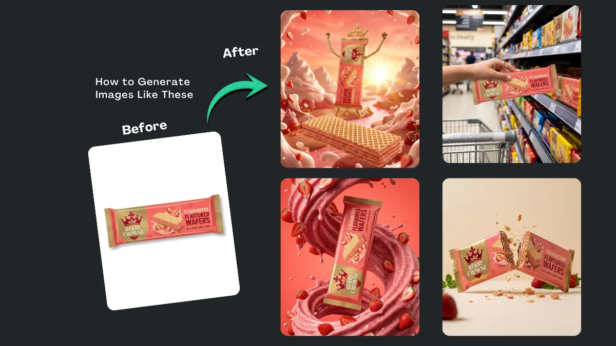 Strawberry Flavoured Wafer AI Prompts